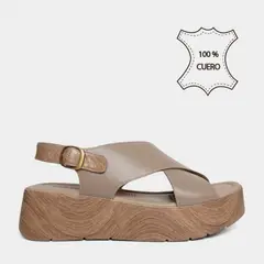 TOP MODEL - Sandalias Casuales Mujeres Tmo-N0007 Cuero