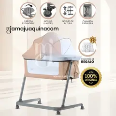 BABY - Cuna Colecho de Lujo «ZEPPELIN» Edición Limitada Beige con Colchón