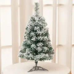 GENERICO - ARBOL NAVIDEÑO DE 60CM CON COPOS DE NIEVE