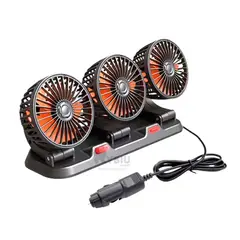 RYBIU IMPORT - Ventilador para Frescura en el Carro Negro Y+Papel de Regalo