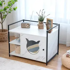 TU MESITA - Mueble para Gatos Bronco Color Blanco