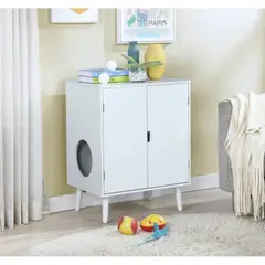 TU MESITA - Mueble Moderno para gatos Tomy color Blanco
