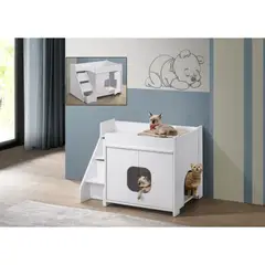 TU MESITA - Mueble Moderno para gatos Molly color Blanco