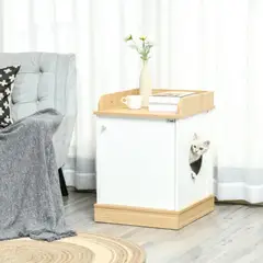 TU MESITA - Mueble para Gatos Mish color BlancoDuna
