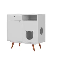 TU MESITA - Mueble para Mascotas Pancho color Blanco