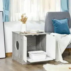 TU MESITA - Casita para Gatos Flopy color Ceniza
