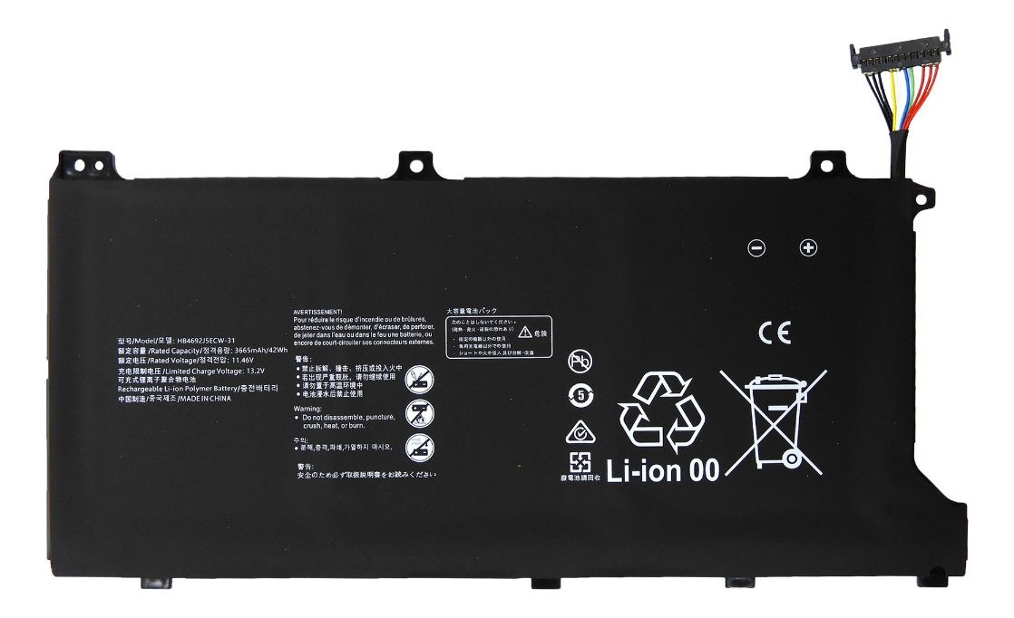BATERIA PARA HUAWEI HB4692J5ECW 42Wh 1146V WAE9P WAQ9RP WFQ9