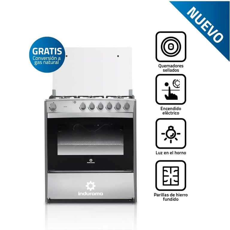 COCINA CATALUÑA 6 HORNILLAS CROMA