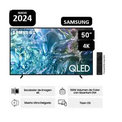 SAMSUNG - Televisor QLED Tizen OS Smart Tv 50 4K QN50Q60DAGXPE