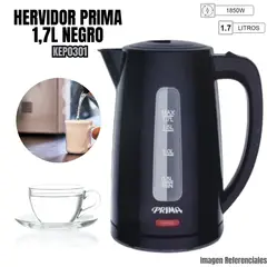 PRIMA - Hervidor Eléctrico Negro KEP0301 PN