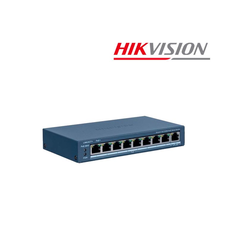 Switch PoE administrable DS-3E1309P-EIM 9 Puertos 100Mbps