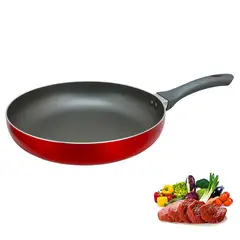 OSTER - Sartén Antiadherente 33L con Tapa HERSCHER Rojo