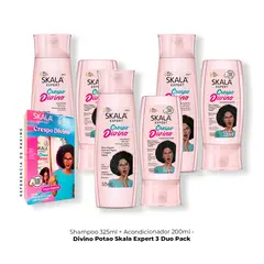 SKALA - 3 Unidades Shampoo 350ml + Acondicionador Divino Potao Expert 200ml