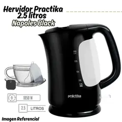 PRACTIKA - Hervidor Eléctrico 2.5 litros - Napoles Black