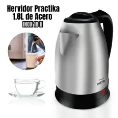 PRACTIKA - Hervidor Eléctrico Acero inoxidable de 1.8 Lt - INOX18 II