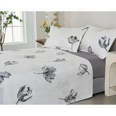 VENEZIA - JUEGO DE SÁBANAS VENNEZIA CALIFORNIA 1.5 PLZ 100 % ALGODÓN