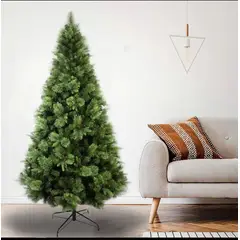 GENERICO - Arbol de Navidad Coposo y Realista con Piñas 180 cm