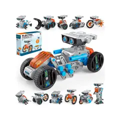 GENERICO - Kit de Robot Eléctrico Educacional 12 en 1 para niños