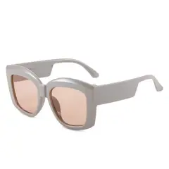 KAST PE - Gafas Lentes de Sol Stewart Gris Retro + Estuche