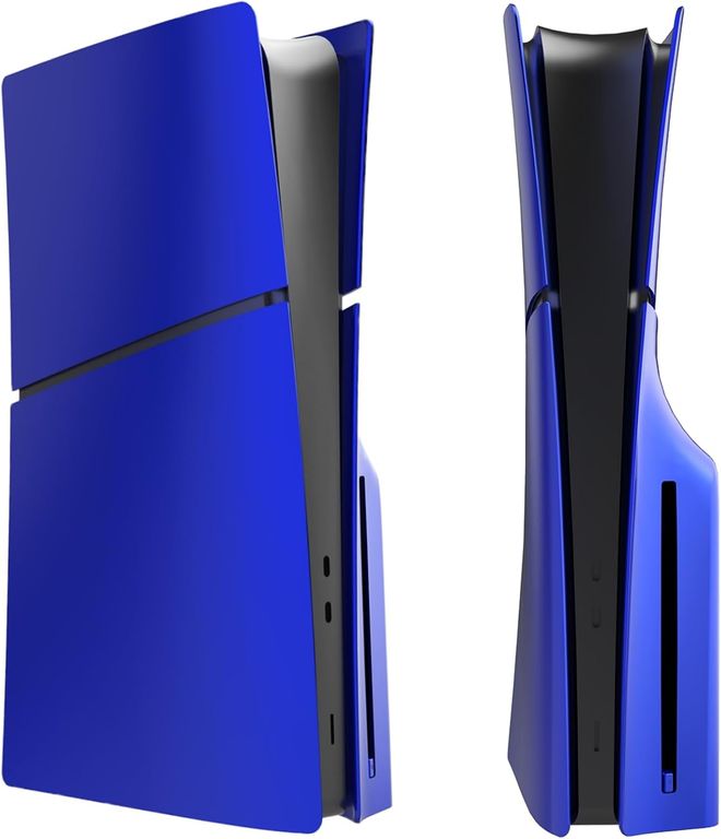 Carcasa Case Tapa Faceplate Para Ps5 Slim Color Azul