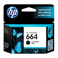 HP - CARTUCHO 664 NEGRO
