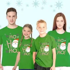 GENERICO - Polos Navidad Algodon Verde Polos Navideños