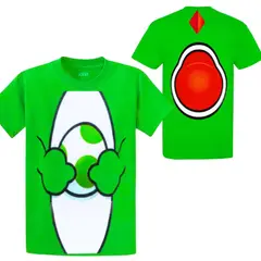 GENERICO - Polos Algodon Yoshi Verde Peluche - Talla 6 hasta XL