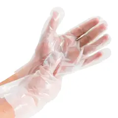R&G - Guantes de Polietileno Talla M - Caja x 100 und