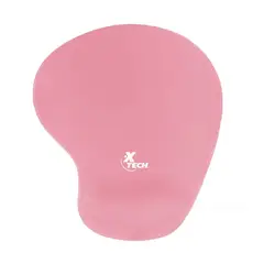 XTECH - Alfombrilla Reposamuñeca De Gel Para Mouse Color Rosado
