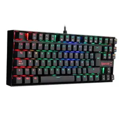 REDRAGON - TECLADO GAMER KUMARA K552W-RGB LED-RGB USB SWITCH RED BLACK
