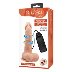 BAILE - Dildo Vibrador Max Consolador Principiantes 17cm x Ø 3.7 cm Ventosa