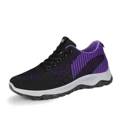 GENERICO - ZAPATILLA PARA MUJER SPORT- NEGRO - MORADO - GP19