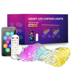 GENERICO - LUCES SMART - SMART LED CURTAIN LIGHTS 400 LEDS