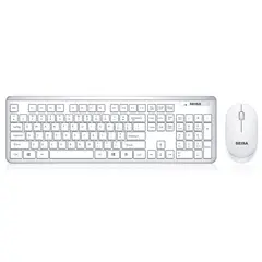 SEISA - Kit de Teclado tipo QWERTY con Mouse inálambrico