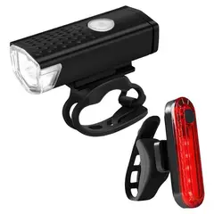 GENERICO - Luces De Seguridad Bicicleta - Kit Luz trasera y delantera