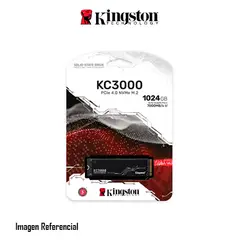 KINGSTON - UNIDAD DE ESTADO SOLIDO KC3000 M2 1TB PN SKC3000S1024G