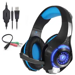GENERICO - Audifonos Gamer con luces LED PS4 XBox One S y X PC Laptop