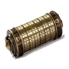 GENERICO - Cryptex Da Vinci Code Mini Cryptex Lock
