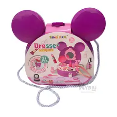 RYBIU IMPORT - Cartera de Maquilaje con Accesorios Morado Y+Papel de Regalo