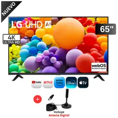 LG - Televisor 65 Uhd 4K Webos AI 65UT7300PSA + ANTENA DIGITAL
