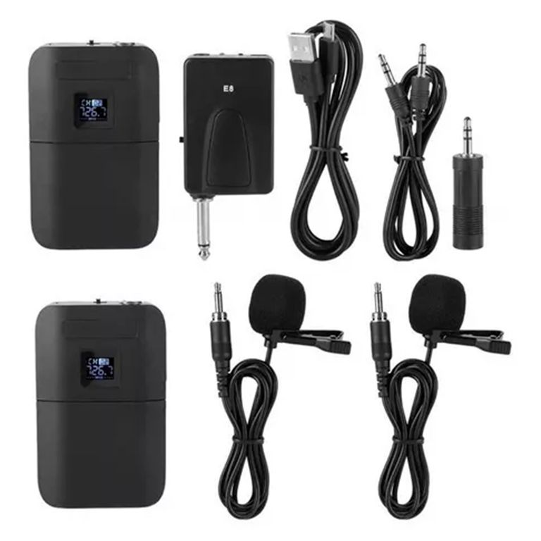 Kit de 2 Micrófonos inalámbricos de cintura