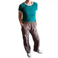 GENERICO - Pantalón Cargo - Nathalie Love It - Cafe