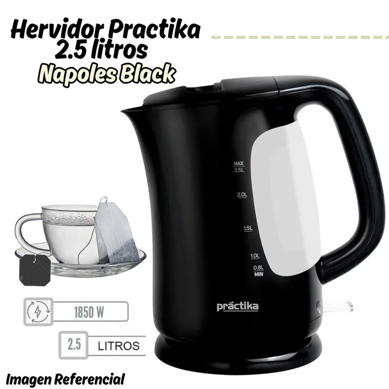 Hervidor Eléctrico 2.5 litros - Napoles Black