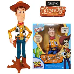DISNEY - Juguete Woody Muñeco Interactivo de Toy Story 36 cm