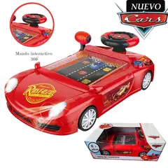 DISNEY - Juguete Coche de Carrera Consola CARS con Luces y Sonido