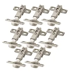 HERMEX - 8 bisagras cangrejo cobertura completa 95°