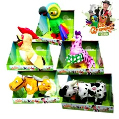 LA GRANJA DE ZENON - Set Peluches La Granja de Zenón con Movimiento y Musical 5P