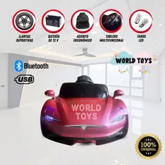 TESLA - Auto Deportivo a Batería «MARTELLE» Edición Limitada Pink
