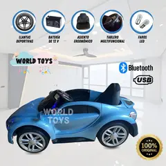 TESLA - Auto Deportivo a Batería «MARTELLE» Edición Limitada Sky Blue
