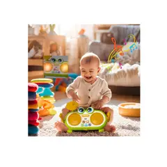 GENERICO - JUGUETE MUSICAL CON BATERIA DIBUJOS Y TAMBOR PARA NIÑOS